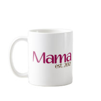 Mama est 2012 mugs