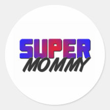 Mamá estupenda pegatina