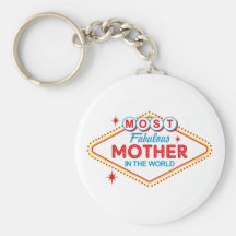 Mamá fabulosa de Las Vegas Llavero