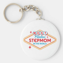 Mamá fabulosa del paso de Las Vegas Llaveros Personalizados