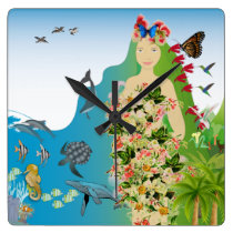 Mama Gaia clock wall clocks