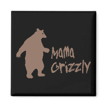 Mama Grizzly Refrigerator Magnet