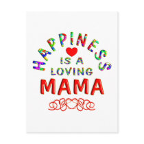 Mama Happiness Postcard