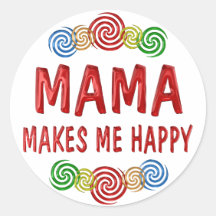 Mama Happiness Sticker