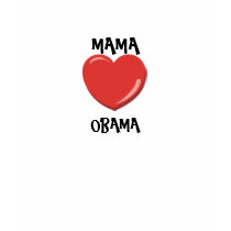 MAMA  HEAT LOVE OBAMA TSHIRT