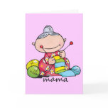 Mama in Kimono Card