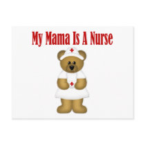 Mama Is A Nurse Bear Postcards