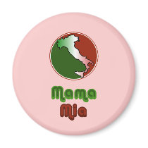 Mama Mia Italian magnets