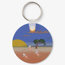 Mama Mirabelle -- Flip, Chip, & Kip Sunset Keychai keychains