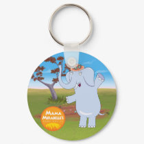 Mama Mirabelle In Her Garden Keychain