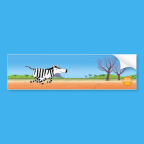 Mama Mirabelle -- Karla Running Bumper Sticker bumper stickers