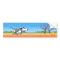 Mama Mirabelle -- Karla Running Bumper Sticker bumper stickers by mamamirabelle Mama Mirabelle -- Karla Running Bumper Sticker bumper stickers