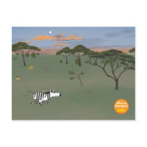 Mama Mirabelle -- Karla Runs Like The Wind Postcar postcards