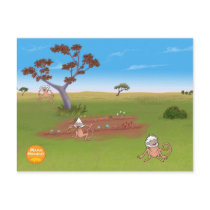 Mama Mirabelle -- Kip, Chip, And Flip Postcard by mamamirabelle Mama Mirabelle -- Kip, Chip, And Flip Postcard