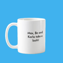 Mama Mirabelle -- Max, Karla And Bo Bathe With Ele mugs