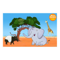 Mama Mirabelle -- Max Sits In The Desert Poster posters