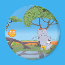 Mama Mirabelle -- Movie Time Animals Group Magnet