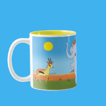 Mama Mirabelle Waving Hello mugs