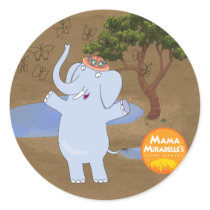 Mama Mirabelle With Butterflies Sticker by mamamirabelle Mama Mirabelle With Butterflies Sticker