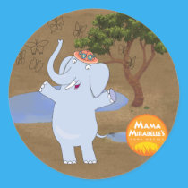 Mama Mirabelle With Butterflies Sticker