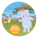 Mama Mirabelle With Her Video Camera Sticker