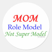¡Mamá, modelo, modelo no estupendo! Pegatina