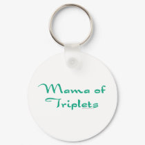 Mama of Triplets keychains
