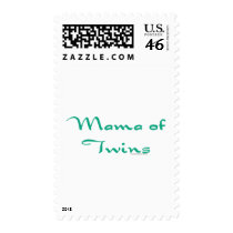 Mama of Twins Postage Stamps