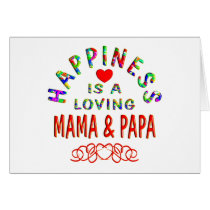 Mama & Papa Happiness cards