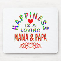 Mama & Papa Happiness Mouse Mats