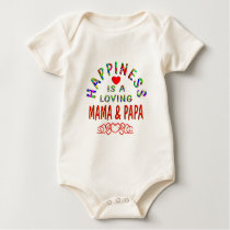 Mama & Papa Happiness t-shirts