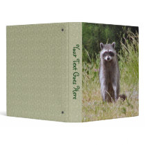 Mama Raccoon Vinyl Binder