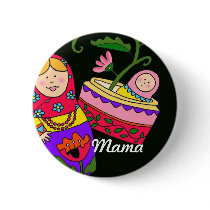 Mama Ukrainian Folk Art buttons by perogies Mama Ukrainian Folk Art buttons