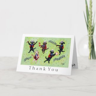 Mambo Labs Painting Thank You Card zazzle_card