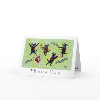 Mambo Labs Painting Thank You Card zazzle_card