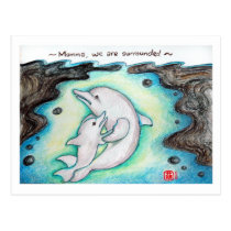 Mamma, we are surrounded! postcards