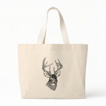 Mammal / Deer / WhiteTailed Deer Head bags by moxieann Mammal / Deer / WhiteTailed Deer Head bags