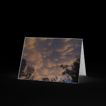 Mammatus Clouds Greeting Card cards