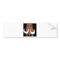 MAMMOTH (2) bumper stickers by kotzradio MAMMOTH (2) bumper stickers