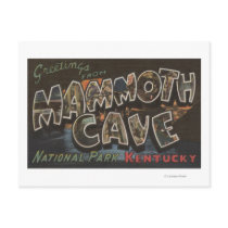 Mammoth Cave, Kentucky - Large Letter Scenes Post Cards
