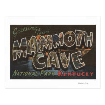 Mammoth Cave, Kentucky - Large Letter Scenes Post Cards