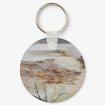Mammoth Hot Springs keychains by lifesphere Mammoth Hot Springs keychains