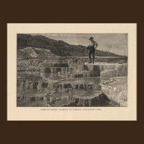 Mammoth Hot Springs view posters