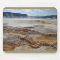 Mammoth Hot Springs Yellowstone mousepads by MyOtherPlanet Mammoth Hot Springs Yellowstone mousepads