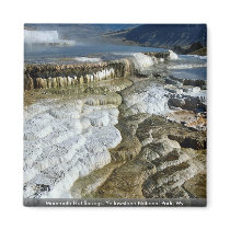 Mammoth Hot Springs, Yellowstone National Park, Wy Magnet