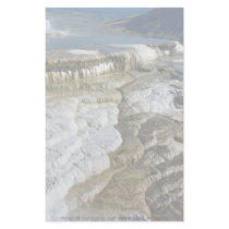 Mammoth Hot Springs, Yellowstone National Park, Wy Stationery
