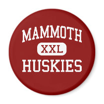 Mammoth - Huskies - High - Mammoth Lakes Fridge Magnets