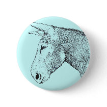 Mammoth Jack Donkey buttons by manesandtails Mammoth Jack Donkey buttons