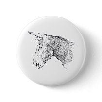 Mammoth Jack Donkey buttons by manesandtails Mammoth Jack Donkey buttons