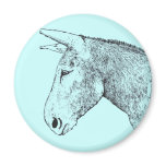 Mammoth Jack Donkey Fridge Magnet